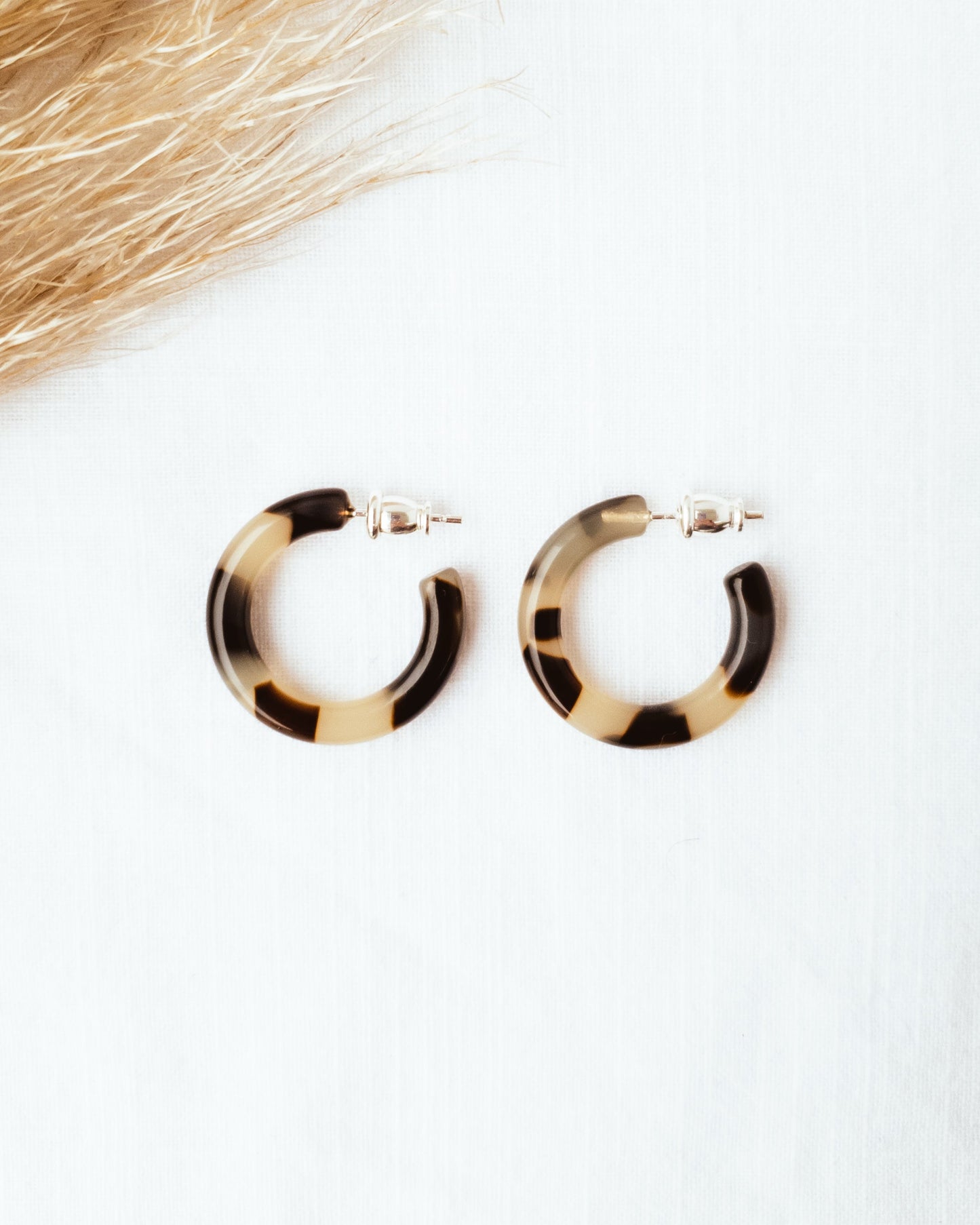 Eco Torti Mini Hoops - Blonde