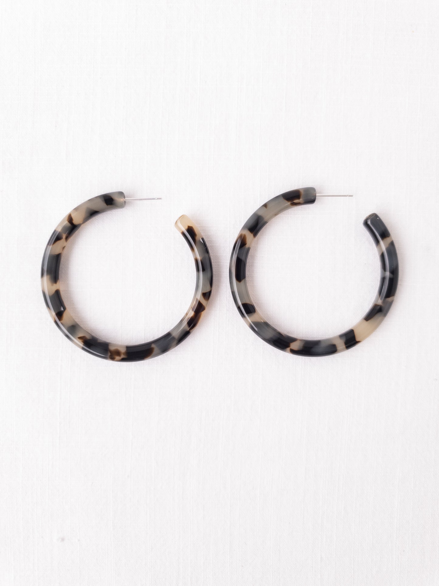 Eco Torti Large hoops - Blonde