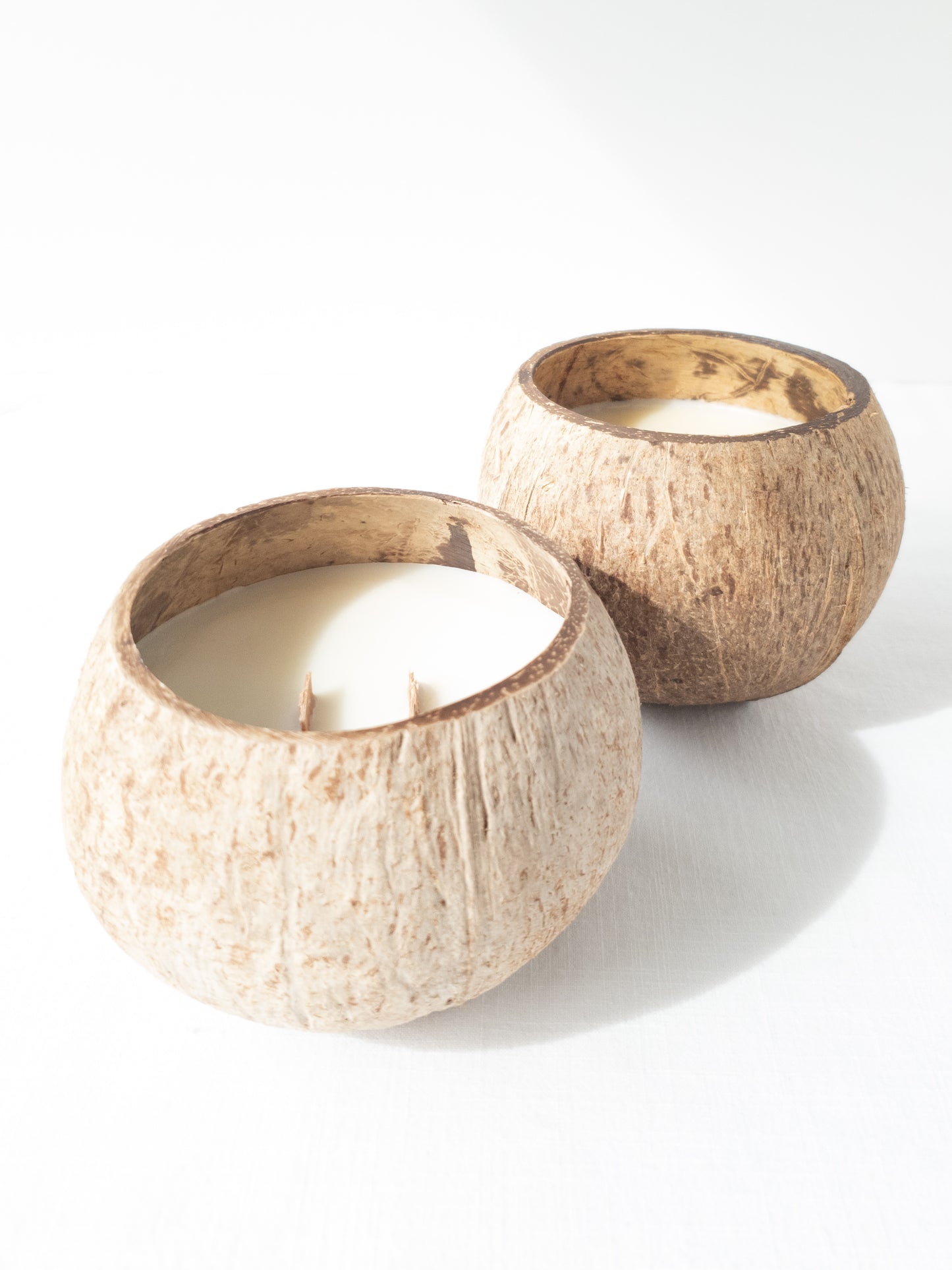 Coconut shell Candle